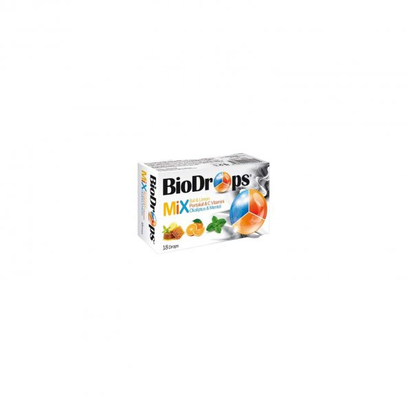 Biodrops-Mix Pastıl 18 Drops C Vitaminli - 1