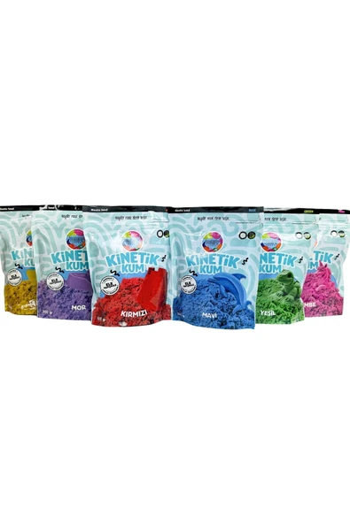 Mammacomica Dough Kinetik Kum 6 lı Set - 6 X 500 gr ürün görseli