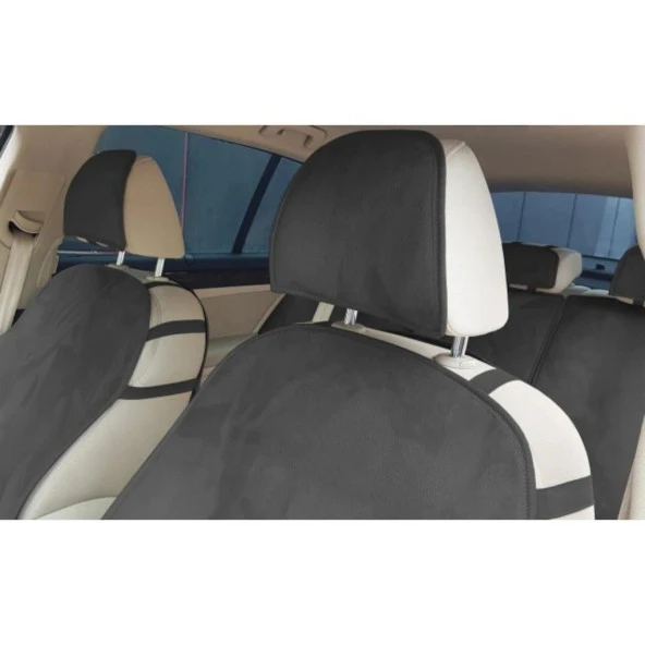 Toyota Hilux Yeni Nesil Koltuk Koruyucu 2006-2015 Ön-Arka Kılıf Minder SİYAH - Resim 2