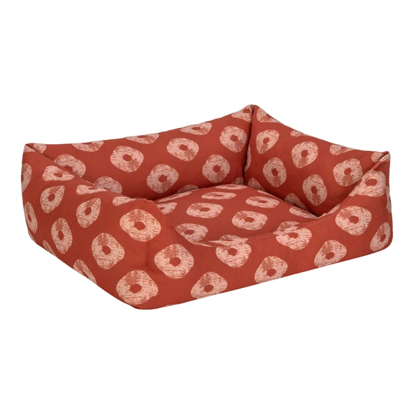 Pet Comfort Uniform Kiss Tarçın-Bej Kedi ve Köpek Yatağı M 60x50cm - Resim 3