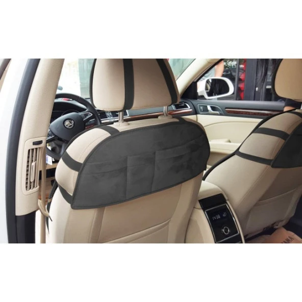 Citroen C3 Yeni Nesil Koltuk Koruyucu 2009-2015 Ön-Arka Kılıf Minder FÜME - Resim 2