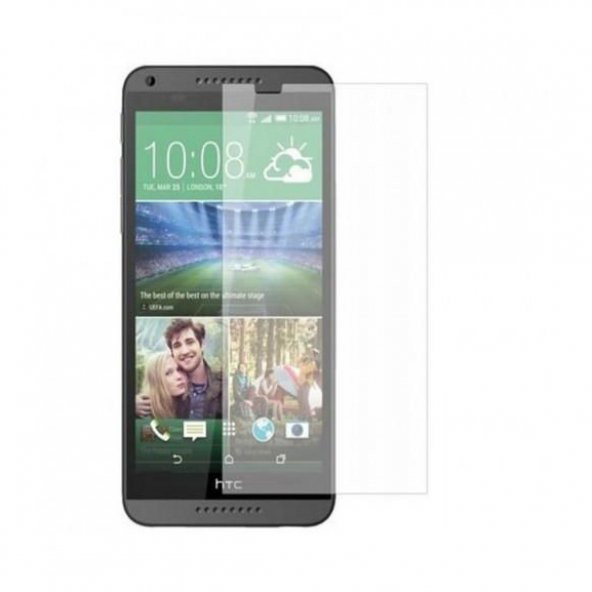 HTC Desire 816 Kırılmaz Ekran Koruyucu Temperli Cam -D826