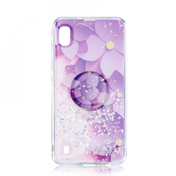 Samsung A10 Kılıf Vale Silikon Pop Soketli Stantlı Silikon - 4