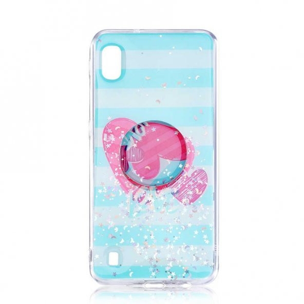 Samsung A10 Kılıf Vale Silikon Pop Soketli Stantlı Silikon - 5