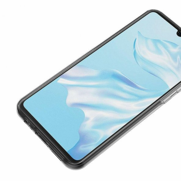 Huawei P30 360 Derece Şeffaf Silikon Kılıf Komple Koruma - 6