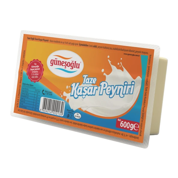 Güneşoğlu Kaşar Peyniri 600 gr x 3 Adet - 3