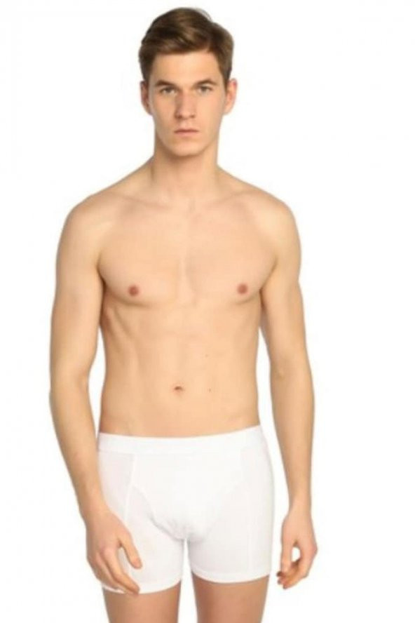 Tutku Erkek Pamuklu Likralı Boxer Paçalı Don 10lu Paket - 4
