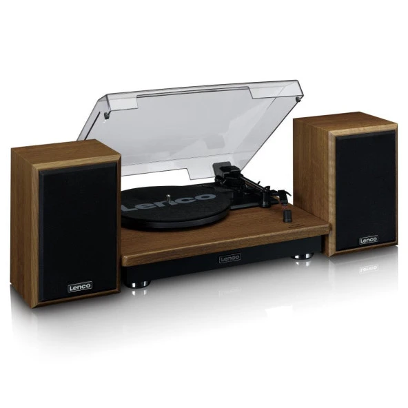 Lenco Ls-100 Wd Bluetoothlu Hoparlörlü Ahşap Pikap Plak Çalar - 2