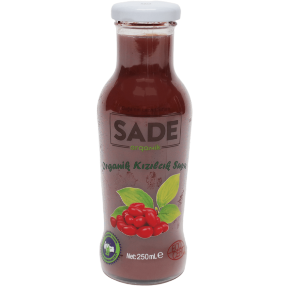 Sade Organik Kızılcık Suyu 250 ml