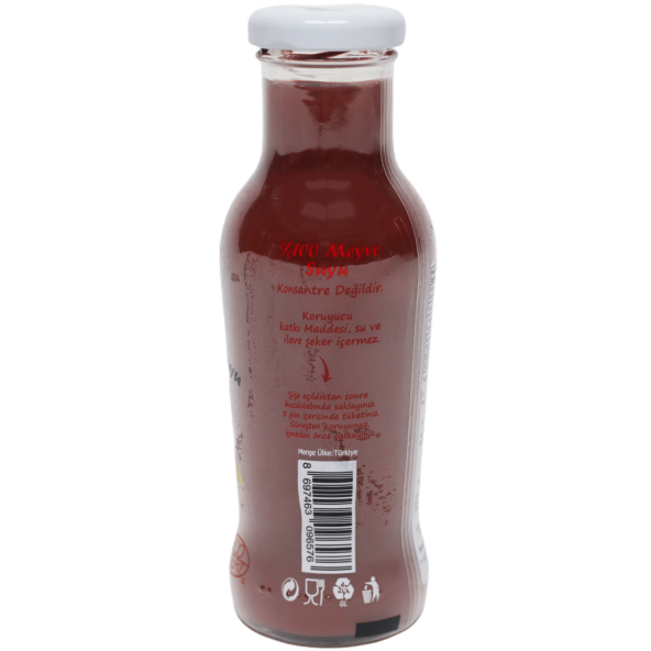 Sade Organik Kızılcık Suyu 250 ml - 2