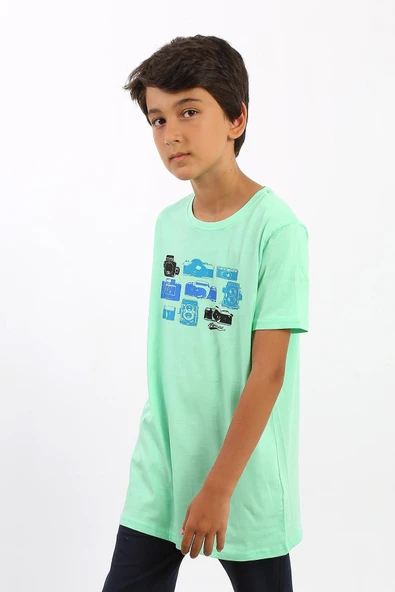 Routefield RFKTIMER23 Timer Kids Erkek Çocuk Tişört - 2