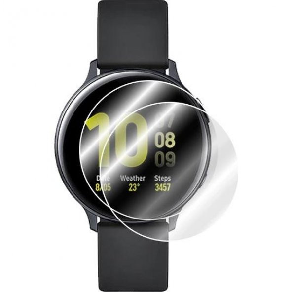 ECR Samsung Watch Active 2 Aliminyum(40MM) Gerçek Kırılmayan Ekran Koruyucu (2 Adet)