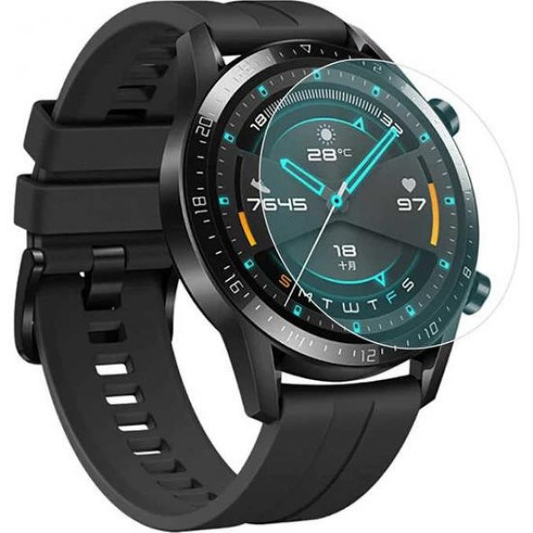 ECR Huawei Watch GT 2 Pro Gerçek Kırılmayan Ekran Koruyucu (2 Adet) - 3