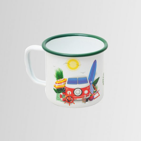 Nurgaz Campout Emaye Kamp Kupa Bardak - 5