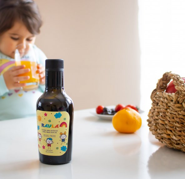 RAVLA KIDS Naturel Sızma Zeytinyağı – 336 Mg/Kg Polifenollü (Çocuklara Özel Ambalaj) -500ml - 4