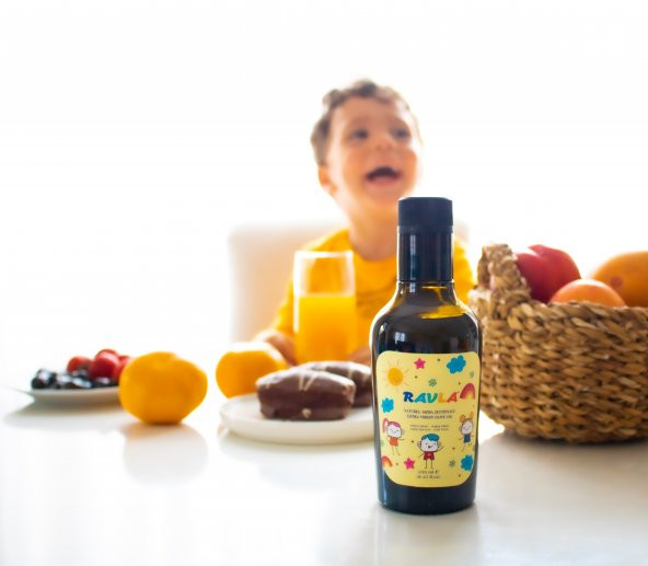 RAVLA KIDS Naturel Sızma Zeytinyağı – 336 Mg/Kg Polifenollü (Çocuklara Özel Ambalaj) -500ml - 5