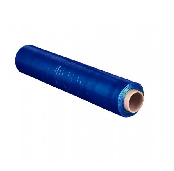 Sanayi Streç Film Çok Amaçlı Kullanıma uygun (TURKUAZ) 17mic EN-50cm x Metraj-250metre - 2