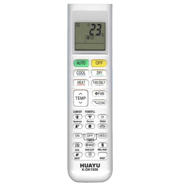 Huayu K-DK1856 Daikin Tüm Modeller Akıllı Universal Klima Kumandası