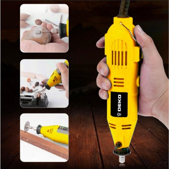 Deko 211 Parça 400 Watt 60.000 Rpm 6 Kademe Devirli Hobi Gravür - 3