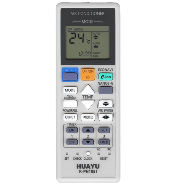 Huayu K-PN1851 Universal AC Panasonic Klima Kumandası - 1