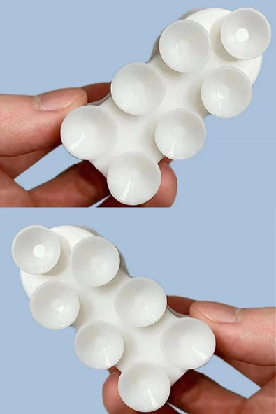 Vantuzlu Duş Başlığı Tutacağı Silikon Vantuzlu Banyo Başlığı Askı Tutucu Kanca Vakumlu Tutucu Aparat - 3