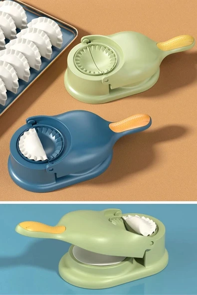 Pratik Hamur Açıcı Mantı Börek Poğaça Hamuru Açma Aparatı Ravioli Mantı Makinesi - 3