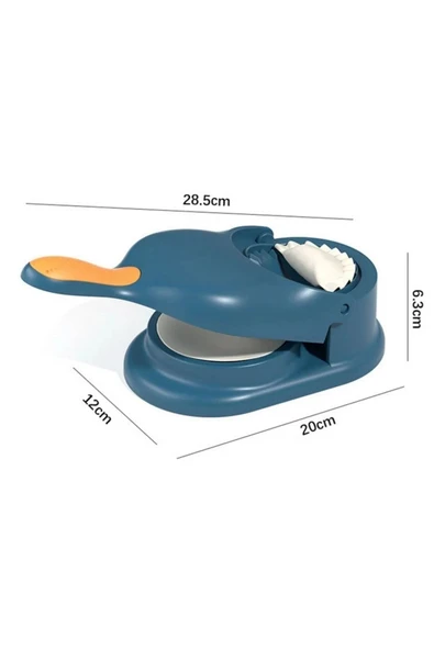 Pratik Hamur Açıcı Mantı Börek Poğaça Hamuru Açma Aparatı Ravioli Mantı Makinesi - 5