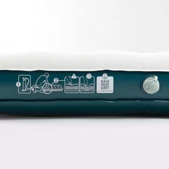 2 KİŞİLİK ŞİŞİRİLEBİLİR KAMP MATI - 120 CM - AIR BASIC QUECHUA - 4