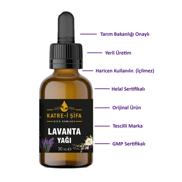 Katre-i Şifa Lavanta Yağı - 30 ml - 3