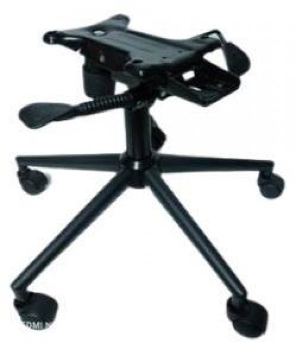 Metal Konik Yıldız Ayak Siyah Renk Çift Kollu Mekanizma ürün görseli