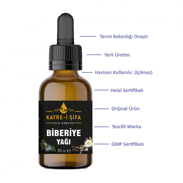 Katre-i Şifa Biberiye Yağı - 30 ml - 3