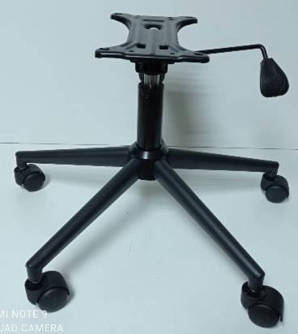 Konik Yıldız Ayak Seti Tek Kol Mekanizma Siyah renk - Resim 3