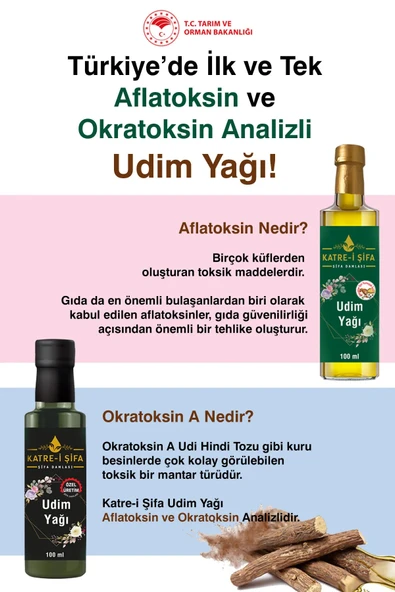 Katre-i Şifa Udim Yağı (Okratoksin A ve Aflatoksin Analizli) Çocuklar İçin Yumuşak İçim Udi Hindi Yağı 100 ml - 2