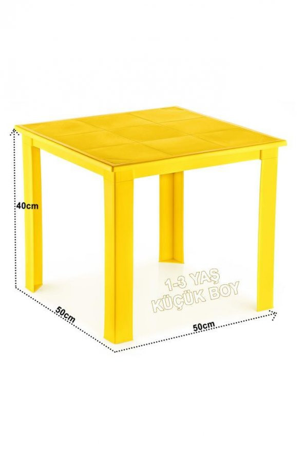 Plastik Sehpa Yükseklik 40cm - 11