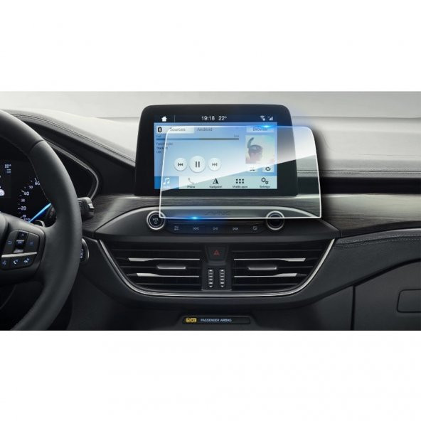 Ford Focus 2019 2020 Titanium Navigasyon Temperli Ekran Koruyucu