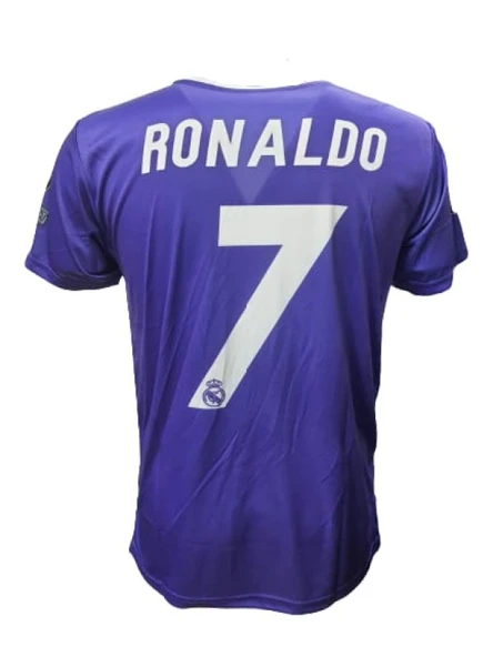 Real Madrid R01064 Ronaldo Nostalji Mor Forması - 2