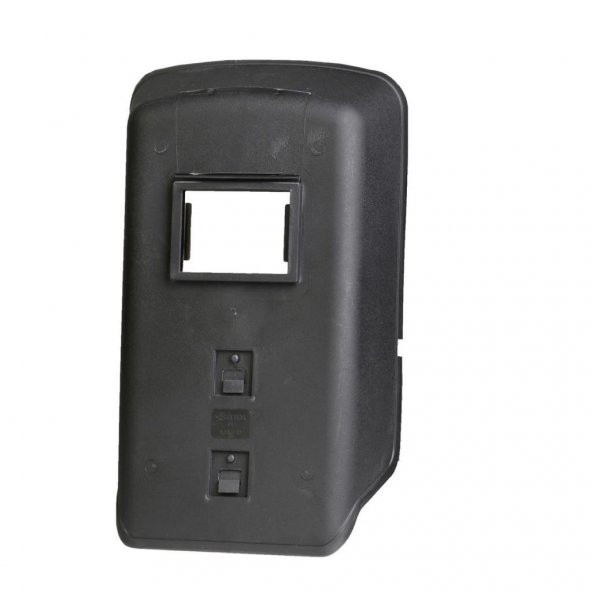 PLASTİK EL TİPİ KAYNAK MASKESİ SİYAH+ŞEFFAF CAM DAHİL - 2