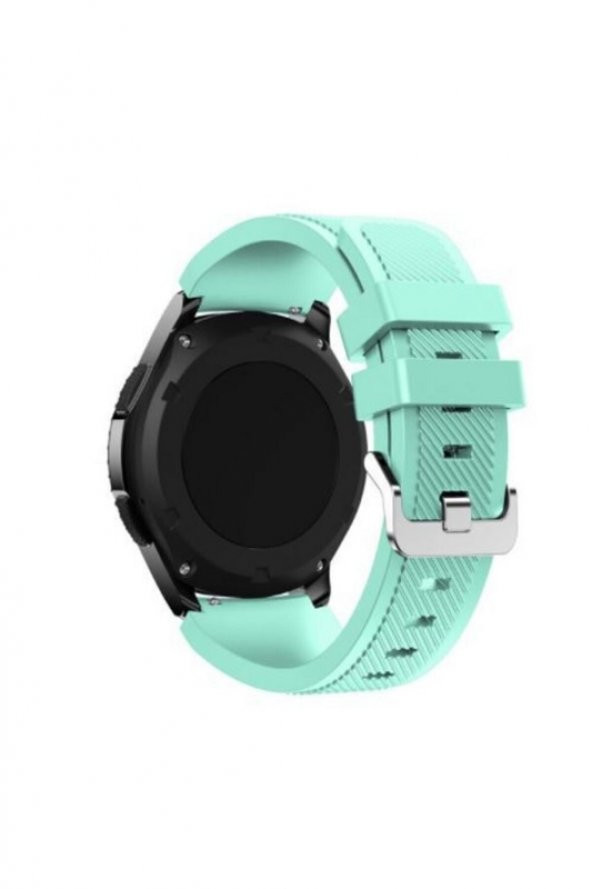 Huawei Samsung Xiaomi Akıllı Saat Uyumlu Silikon Kordon Kayış (22mm) - 5