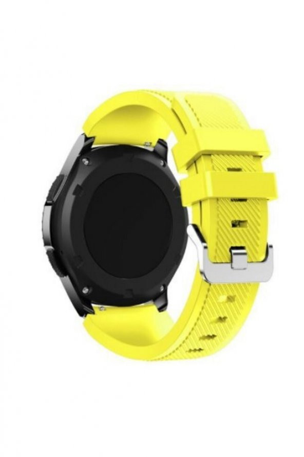 Huawei Samsung Xiaomi Akıllı Saat Uyumlu Silikon Kordon Kayış (22mm) - 9