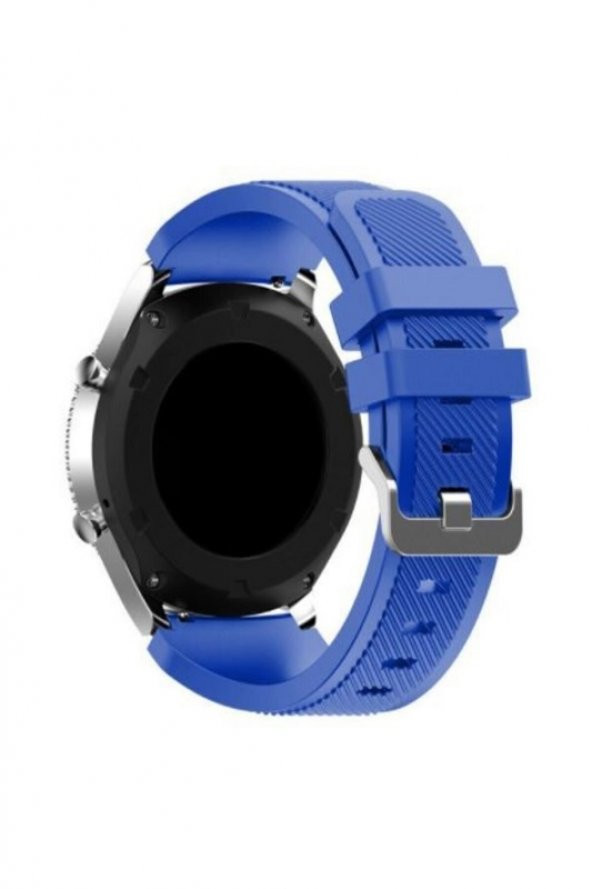 Huawei Samsung Xiaomi Akıllı Saat Uyumlu Silikon Kordon Kayış (22mm) - 11