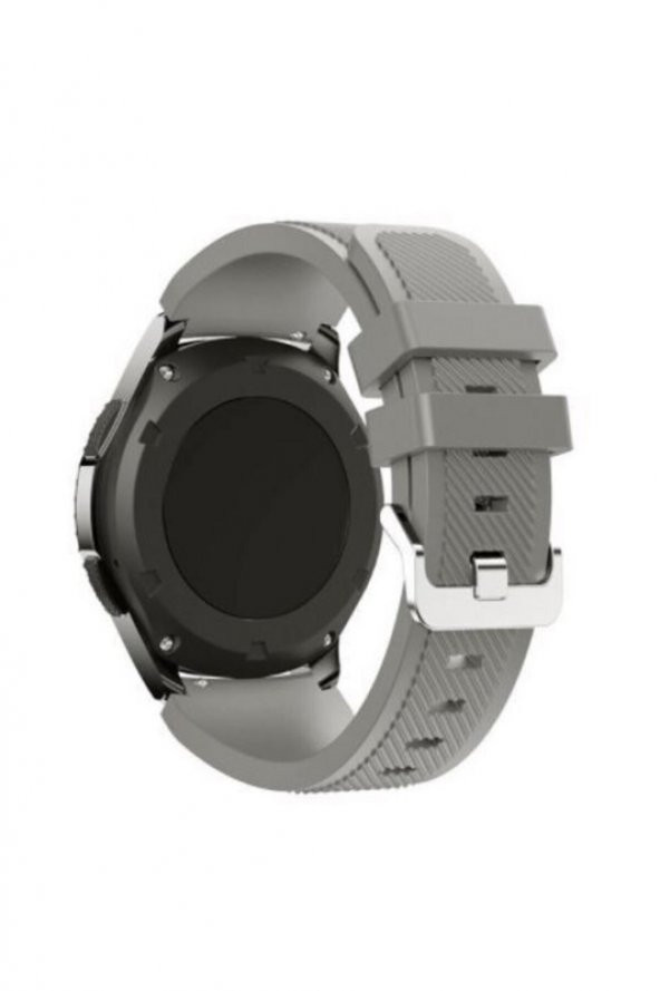 Huawei Samsung Xiaomi Akıllı Saat Uyumlu Silikon Kordon Kayış (22mm) - 12