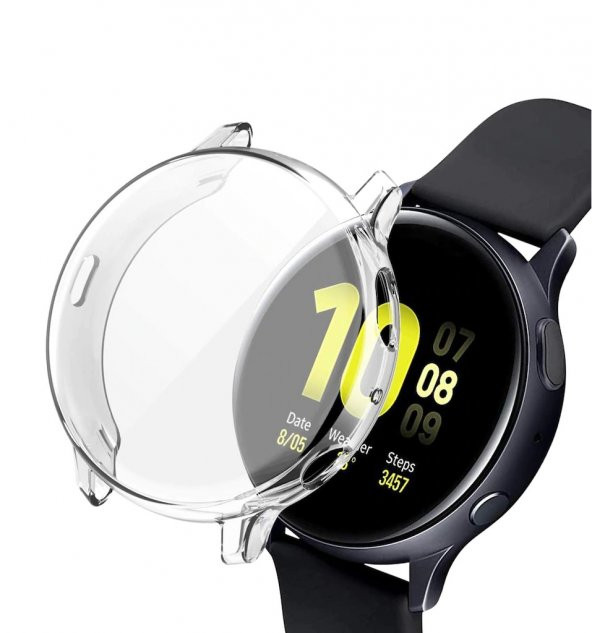 Samsung Galaxy Watch Active 2 - 44mm Silikon Kılıf Şeffaf