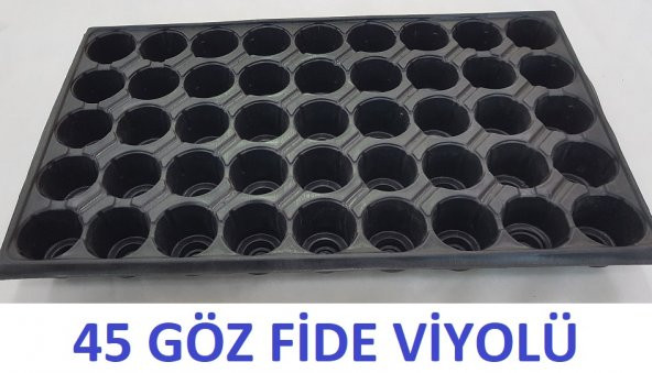 45 li Plastik Viyol Çimlendirme Viyolü + Süpriz Hediye Tohum