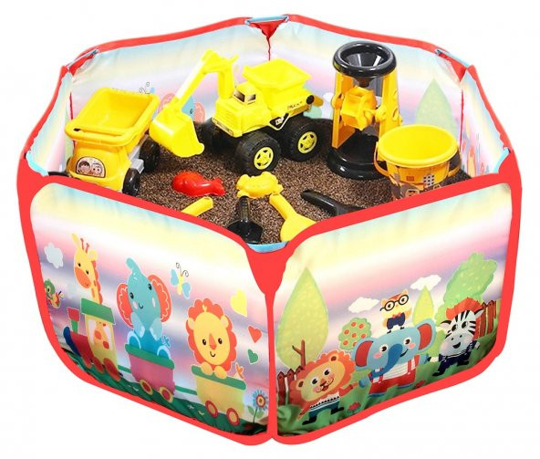 Baby Marine Katlanabilir Top Havuzu + 6 Cm 200 Adet Havuz Top Hediye - 3