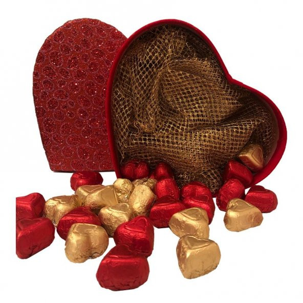 Sevginin İfadesi – Kalp Çikolatalar – Zarif