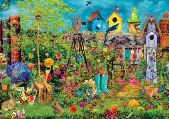 KS 1500 Parça Puzzle Summer Garden Yaz Bahçesi