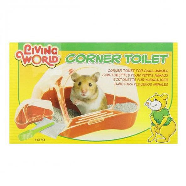 Living World Hamster Tuvaleti Kırmızı