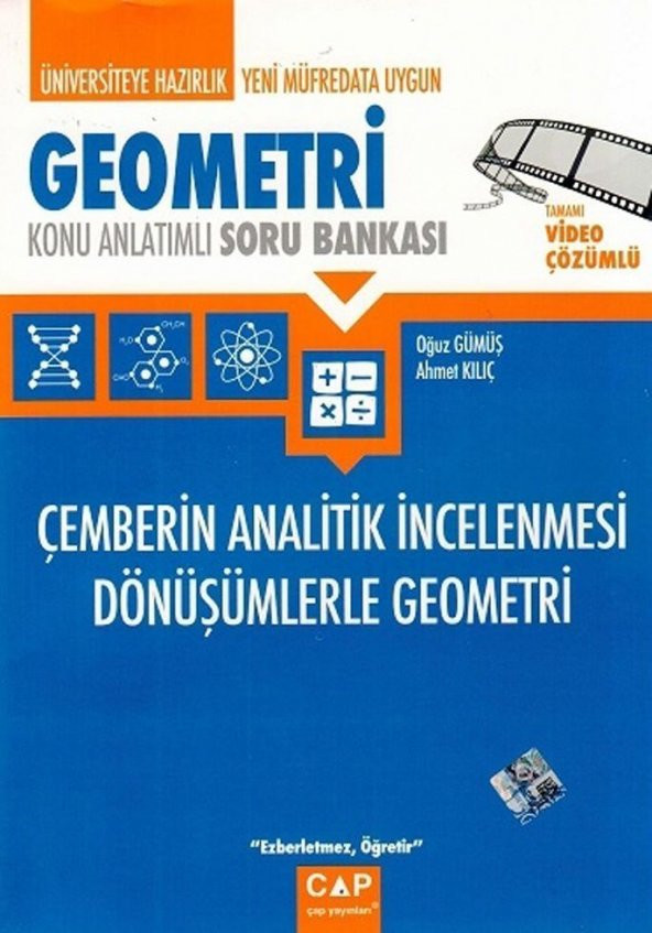 Geometri Çemberin Analitik İncelenmesi Dönüşümlerle Geometri Konu Anlatımlı Soru Bankası Çap Yayınları - 1