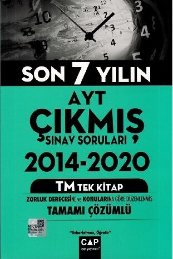 Ayt Son 7 Yılın Çıkmış Sorular Çap Yayınları
