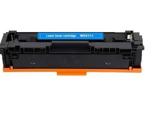 HP UYUMLU W2211A(207A) CHIPSIZ MAVİ MUADİL TONER ürün görseli 1